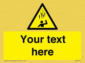 Custom Falling Ice sign