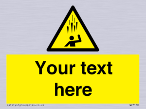 Custom Falling Ice sign