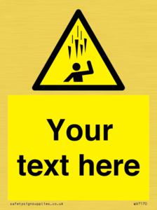 Custom Falling Ice sign