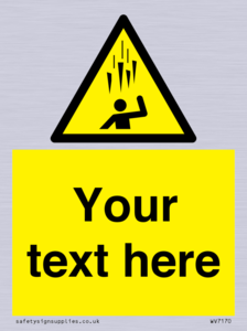 Custom Falling Ice sign