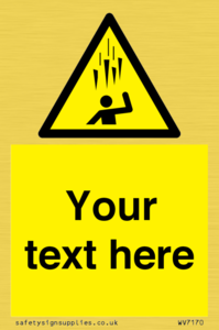 Custom Falling Ice sign