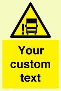 Custom warning blindspot