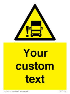 Custom warning blindspot