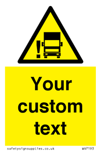 Custom warning blindspot