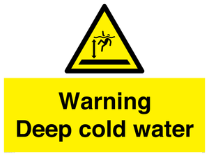 Warning Deep cold water