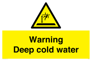 Warning Deep cold water