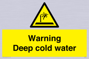 Warning Deep cold water 
