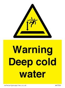 Warning Deep cold water