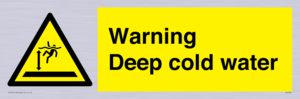 Warning Deep cold water 