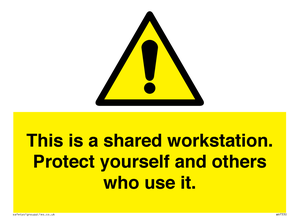 This is a shared workstation. Protect yourself and others who use it.