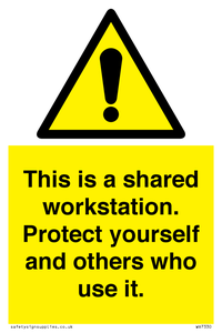 This is a shared workstation. Protect yourself and others who use it.
