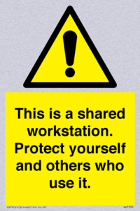 This is a shared workstation. Protect yourself and others who use it.