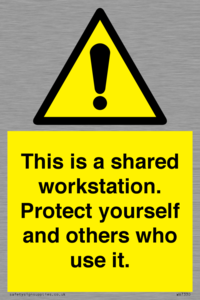 This is a shared workstation. Protect yourself and others who use it.