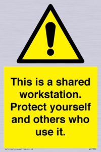 This is a shared workstation. Protect yourself and others who use it.