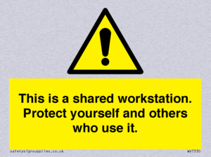 This is a shared workstation. Protect yourself and others who use it.
