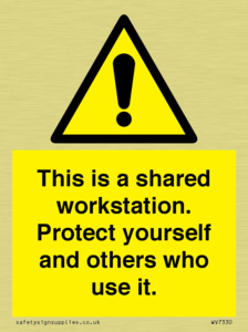 This is a shared workstation. Protect yourself and others who use it.