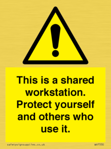 This is a shared workstation. Protect yourself and others who use it.