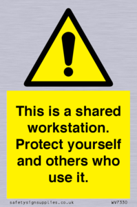 This is a shared workstation. Protect yourself and others who use it.