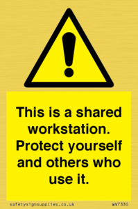 This is a shared workstation. Protect yourself and others who use it.