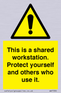 This is a shared workstation. Protect yourself and others who use it.