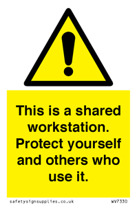 This is a shared workstation. Protect yourself and others who use it.