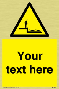 Custom Warning shallow water