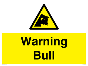 Warning bull