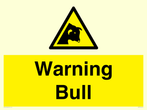 Warning bull