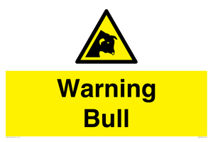 Warning bull