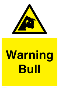 Warning bull
