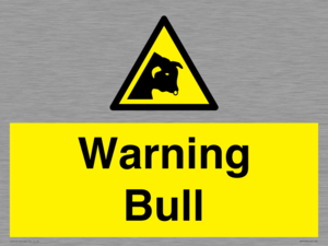 Warning bull