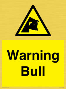 Warning bull