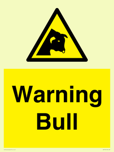 Warning bull