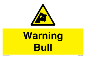 Warning bull