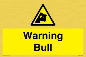 Warning bull