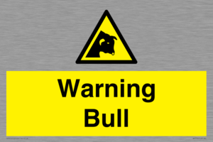 Warning bull