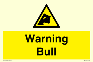 Warning bull