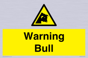 Warning bull