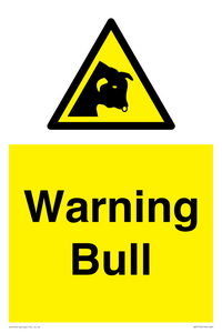 Warning bull