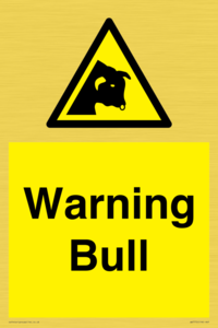 Warning bull