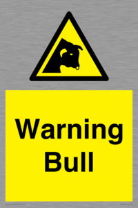 Warning bull