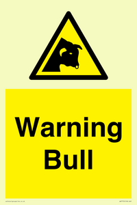 Warning bull