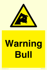 Warning bull