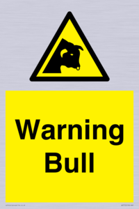Warning bull