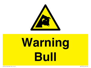 Warning bull
