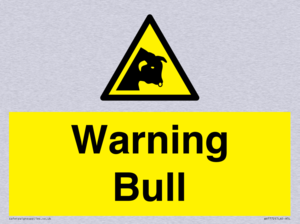 Warning bull