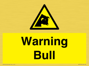 Warning bull