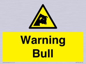 Warning bull