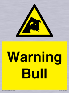 Warning bull