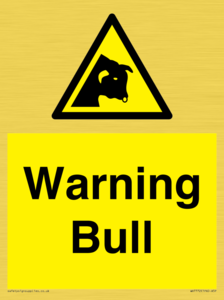 Warning bull